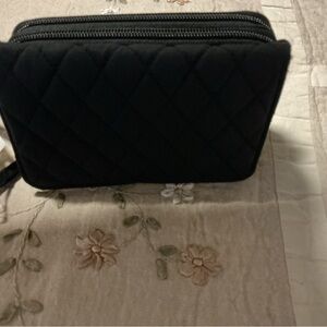 Elegant Black Vera Bradley Quilted Women's Crossbody